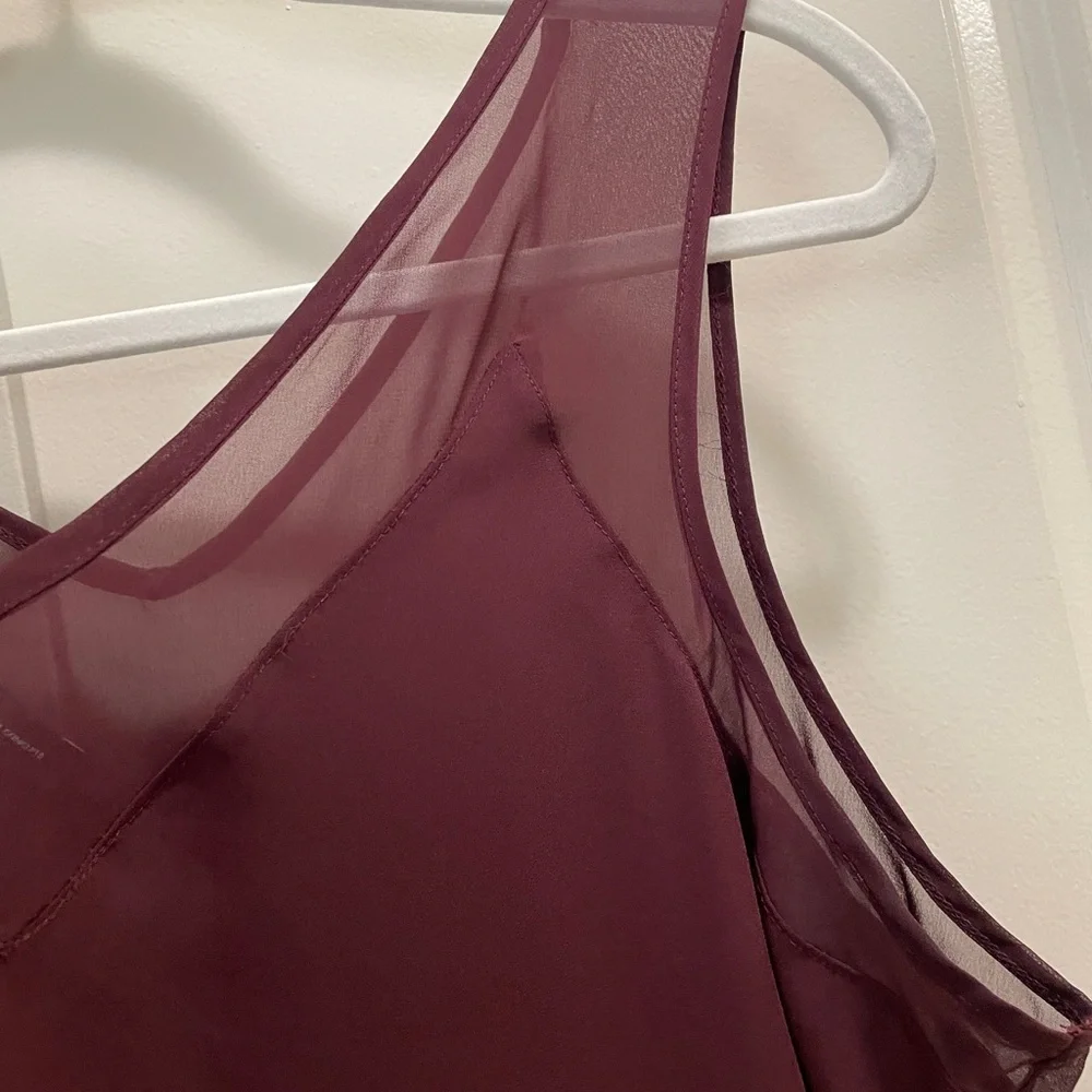 INC Sheer Strap Sleeveless Blouse - Picture 2 of 10